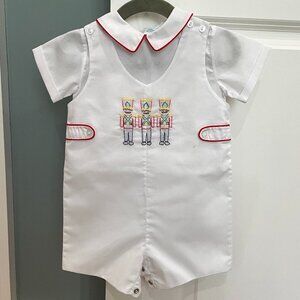 Feltman Brothers Nutcracker Soldier Jon Jon | Size 6mos